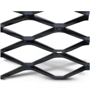 Hot Rolled Black Steel Expanded Metal Mesh Bahri Thickness 3.8 mm Width 2.44 m Length 6 m