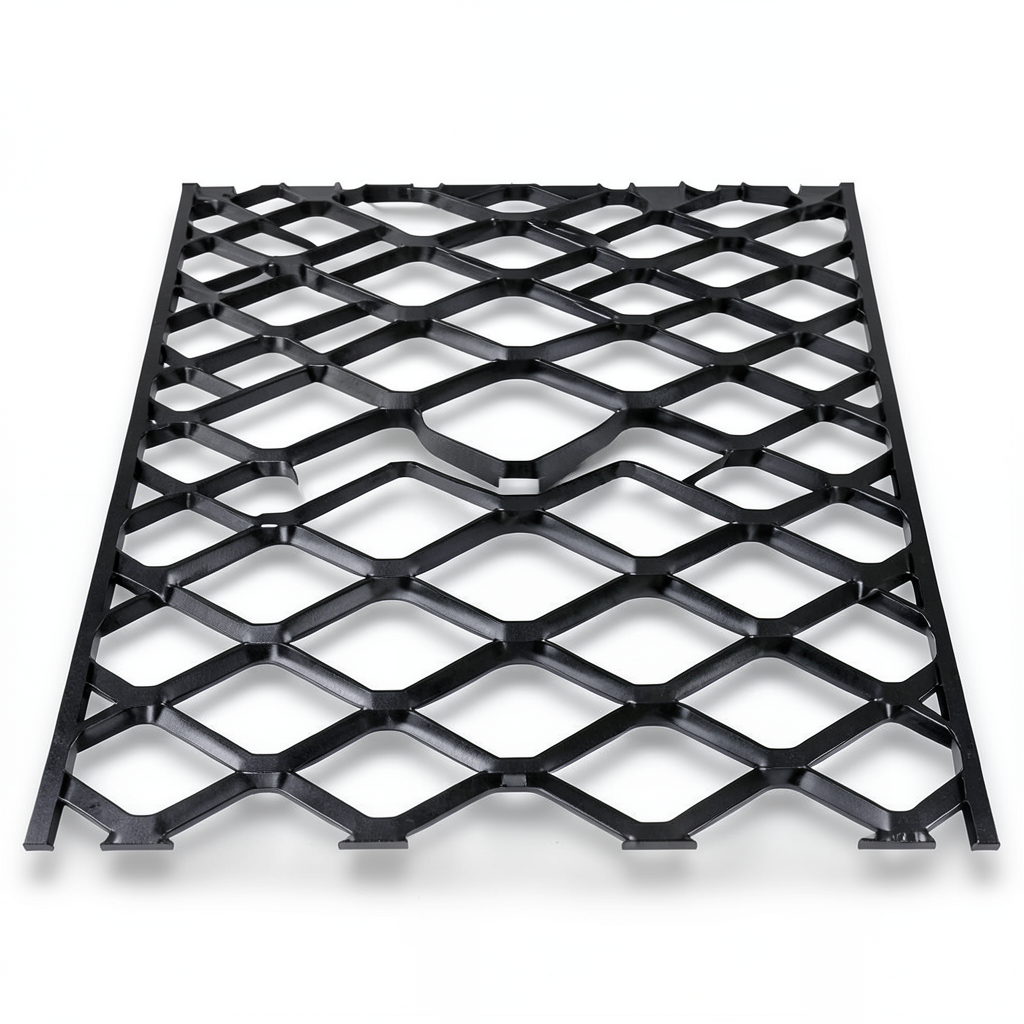 Hot Rolled Black Steel Expanded Metal Mesh Bahri 5.8 mm Thickness 2.44 m Width 4 m Length