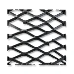 Hot Rolled Black Steel Expanded Metal Mesh Bahri 4.8 mm Thickness 2.44 m Width 6 m Length