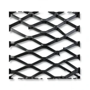 Hot Rolled Black Steel Expanded Metal Mesh Bahri 4.8 mm Thickness 2.44 m Width 6 m Length