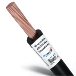 سلك 50 مم NYA 450/750 فولت، نحاس مجدول، عزل PVC 90°C، اسود | شركة كابلات الشرقية للصناعة