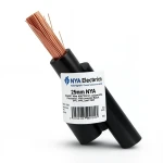 لفة سلك 25 ملم NYA كهربائي 450/750 فولت، نحاس مجدول، عزل PVC 90°C، اسود | شركة كابلات الشرقية للصناعة