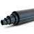 HDPE Pipe Pressure 15.3 Bar PE 80, 500 mm OD SDR 7.4 Black with Blue Stripes - Image 1