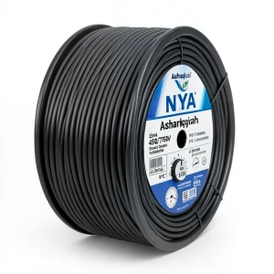 لفة سلك كهرباء 35 مم NYA 450/750 فولت، نحاس مجدول، معزول PVC 90°C، اسود | شركة كابلات الشرقية للصناعة