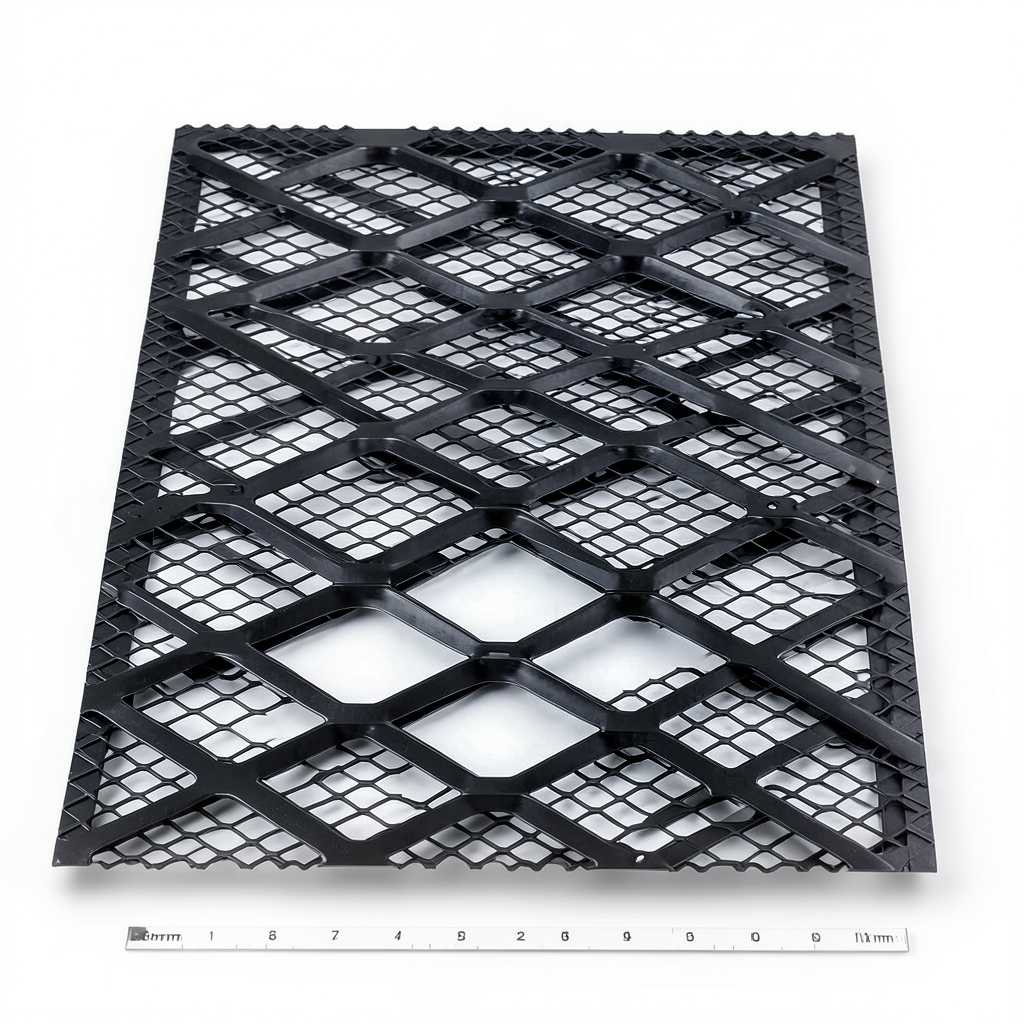 Hot Rolled Black Steel Expanded Metal Mesh Bahri 3.8 mm Thickness 2.44 m Width 7 m Length
