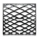 Hot Rolled Black Steel Expanded Metal Mesh Bahri 6 mm Thickness 2.44 m Width 7 m Length