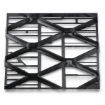 Hot Rolled Black Steel Expanded Metal Mesh Bahri 4.8 mm Thickness 2.44 m Width 6 m Length