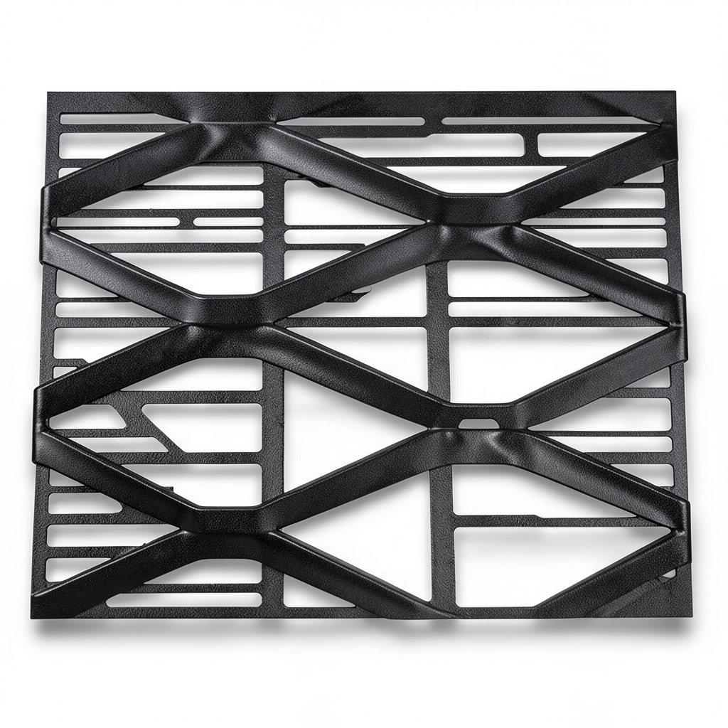 Hot Rolled Black Steel Expanded Metal Mesh Bahri 4.8 mm Thickness 2.44 m Width 6 m Length