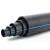 HDPE Polyethylene Pipe PN 6 Bar PE 80 250 mm SDR 22 Black with Blue Stripes - Image 1