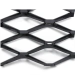 Hot Rolled Black Steel Expanded Metal Mesh Bahri Thickness 5.8 mm Width 2.44 m Length 7 m