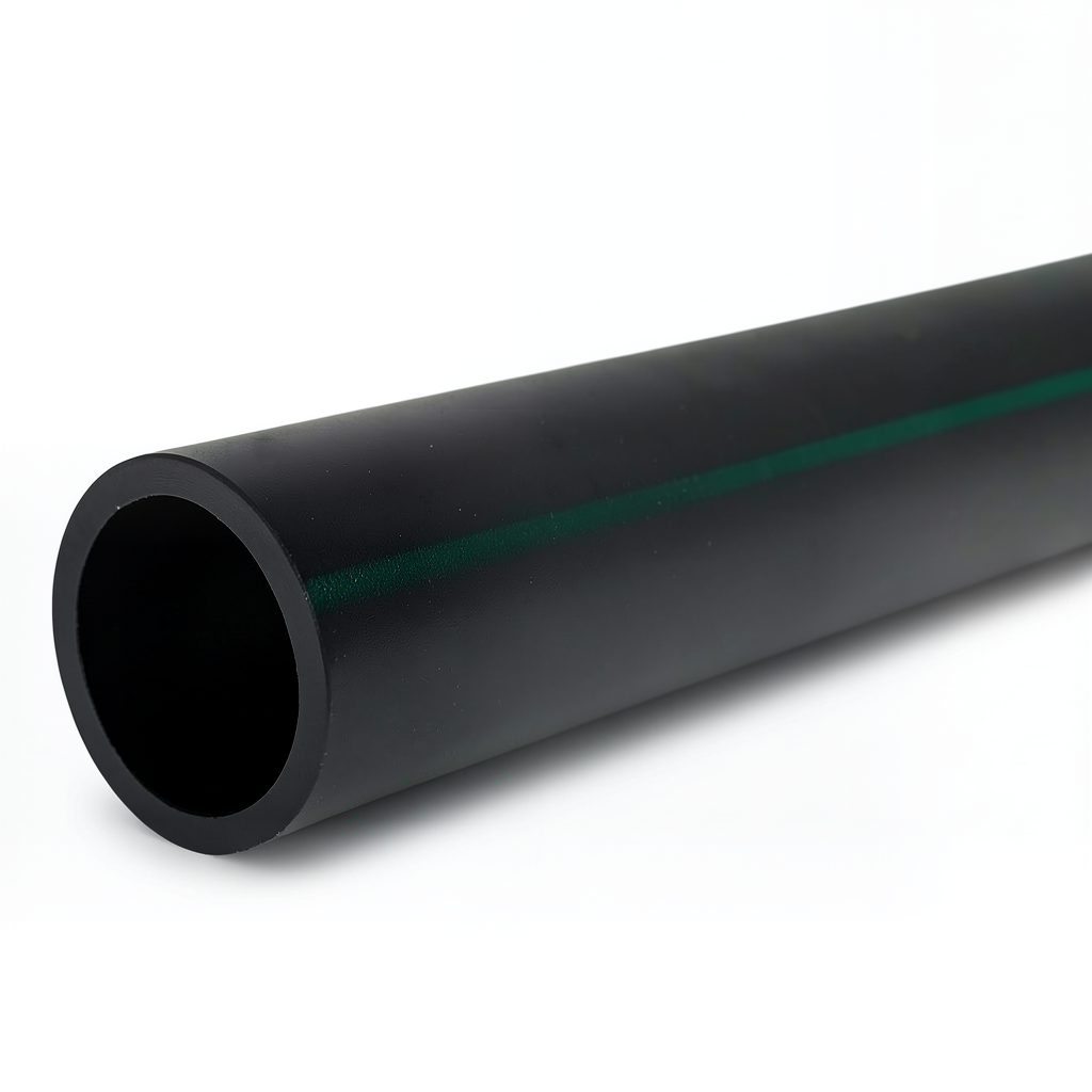 HDPE Pipe 4 Bar Pressure PE 80 Outer Diameter 500 mm SDR 33 Black