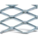Galvanised Steel Expanded Metal Mesh Bahri Thickness 1.4 mm Width 1.22 m Length 1 m
