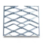Galvanised Steel Expanded Metal Mesh Bahri Thickness 1.5 mm Width 1.22 m Length 1 m