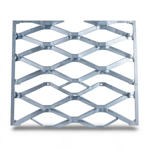 Galvanised Steel Expanded Metal Mesh Bahri Thickness 1.5 mm Width 1.22 m Length 1 m