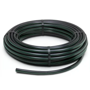 HDPE Polyethylene Plastic Coil Pipe 4 Bar Pressure PE 80, 90 mm Diameter SDR 33, Black
