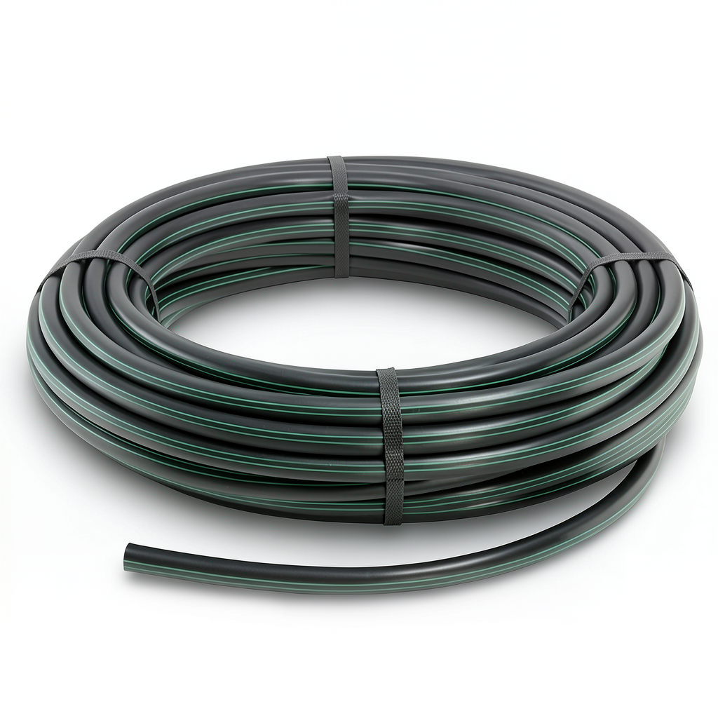 HDPE Plastic Coil Pipe PN 4 Bar PE 80 Outer Diameter 140 mm SDR 33 Black