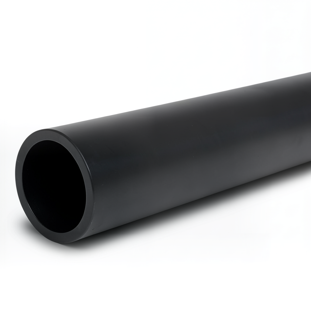 أنابيب HDPE ضغط 4 بار PE 80 قطر خارجي 200 مم SDR 33 لون أسود