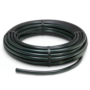 HDPE Polyethylene Plastic Coil Pipe 4 Bar Pressure PE 80, 160 mm Diameter, SDR 33, Black