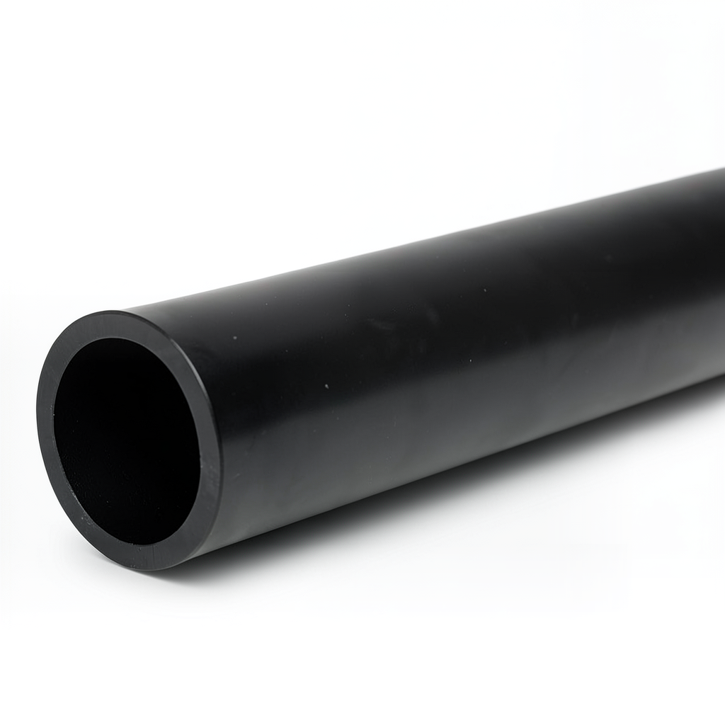 HDPE Pipe 4 Bar Pressure PE 80 Outer Diameter 500 mm SDR 33 Black