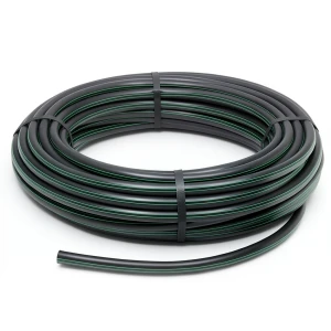 HDPE Polyethylene Plastic Coil Pipe 4 Bar Pressure PE 80, 90 mm Diameter SDR 33, Black