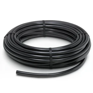 HDPE Polyethylene Plastic Coil Pipe 4 Bar Pressure PE 80, 160 mm Diameter, SDR 33, Black