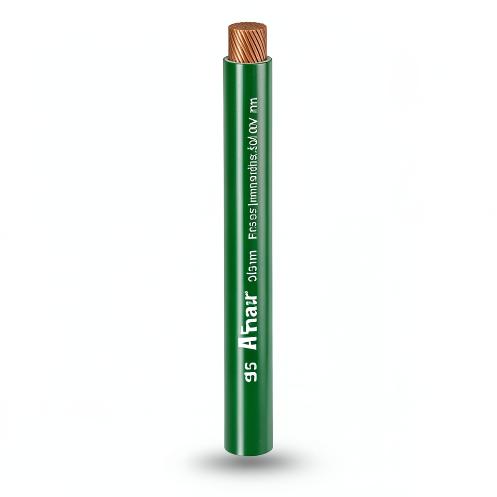 سلك مفرد نحاس شعر معزول PVC، مقاس 35 mm2، جهد 600/1000 فولت | شركة الفنار