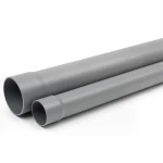 أنابيب UPVC ضغط 8 بار SDR 33 مقاس 180 مم سمك 5.5 مم لون رمادي