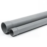 مواسير UPVC ضغط 10 بار SDR 26 قطر خارجي 110 مم سماكة 4.2 مم لون رمادي