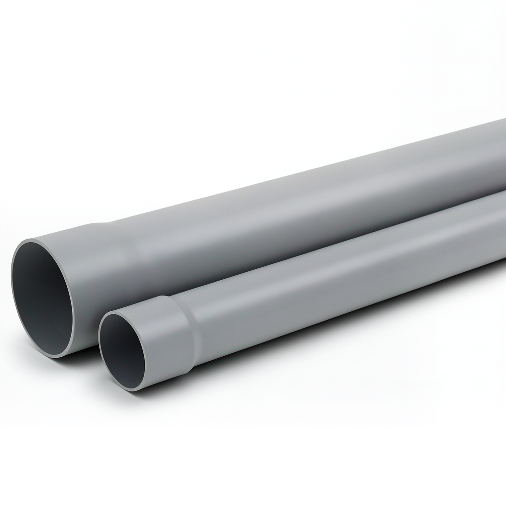 UPVC Pipe SDR 26 PN 10 Bar 125 mm OD 4.8 mm Thickness Grey
