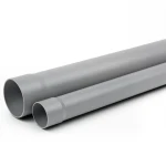 مواسير UPVC ضغط 10 بار SDR 26 مقاس 160 مم سمك 6.2 مم لون رمادي