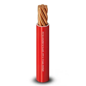 PVC Insulation Stranded Copper Wire 630mm², 450/750V, Red | Al Fanar