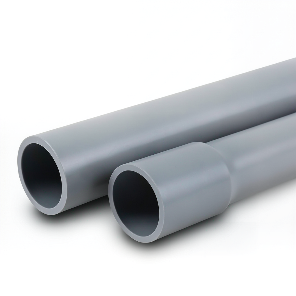 UPVC Pipes Irrigation Systems Nominal Pressure 4 Bar Outside Diameter 560 mm Thickness 11.00 mm Gray