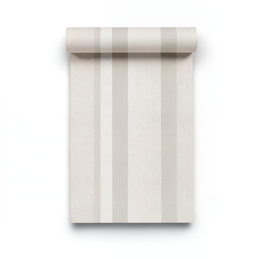Striped Wallpaper Pale Beige 10m x 1.06m, Model 5909