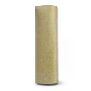 Italian Wallpaper Patterned Design Gold Color, Size 10m x 0.73m, Model 81166