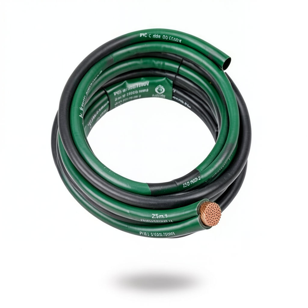 سلك نحاس شعر مفرد عزل PVC، مقاس 25 mm2، 600/1000 فولت | شركة الفنار