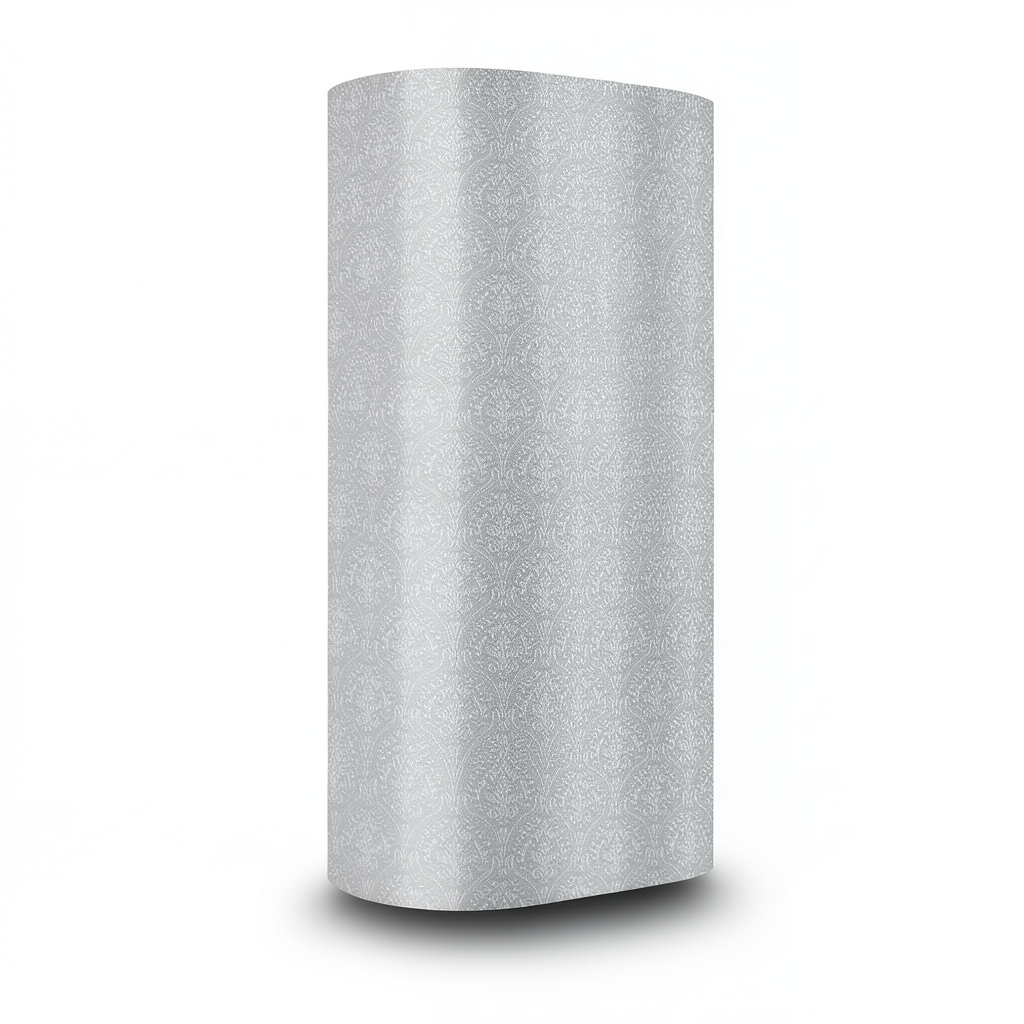 Patterned Wallpaper Gray Color 10m x 1.06m Model 5918