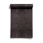 Dutch Patterned Wallpaper Size 10m x 0.53m, Dark Brown Color