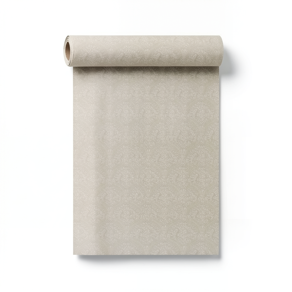 Italian Patterned Wallpaper 10m x 1.06m Beige, Model 5922