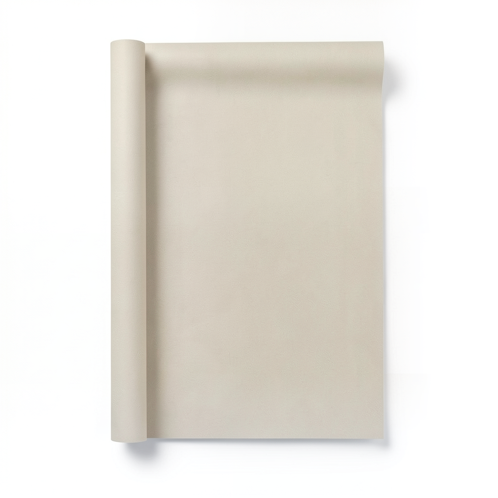 Plain Wall Covering Beige Color 0.53m x 10m, Model 17404