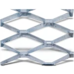 Galvanised Steel Expanded Metal Mesh Bahri 1.8 mm Thickness 1.22 m Width 1 m Length