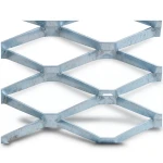 Galvanised Steel Expanded Metal Mesh 2 mm Thickness 1.22 m Width 1 m Length