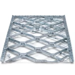 Galvanised Steel Expanded Metal Mesh Bahri Thickness 2.3 mm Width 1.22 m Length 1 m
