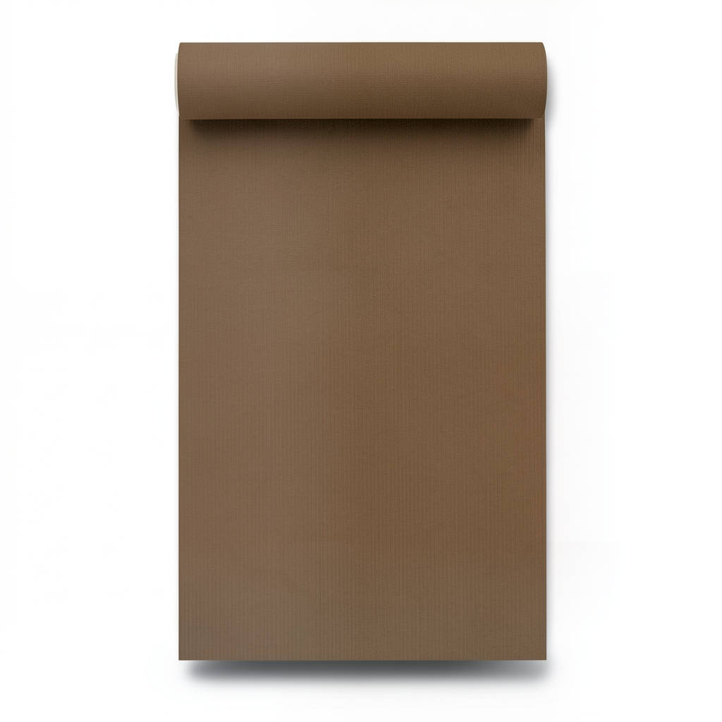 Wall Decoration Plain Design 10m x 0.53m Brown, Model 17412
