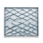 Galvanised Steel Expanded Metal Mesh Bahri Thickness 2.7 mm Width 1.22 m Length 1 m