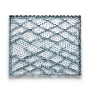 Galvanised Steel Expanded Metal Mesh Bahri Thickness 2.7 mm Width 1.22 m Length 1 m