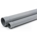 أنابيب UPVC ضغط 10 بار SDR 26 مقاس 180 mm سمك 6.9 mm لون رمادي