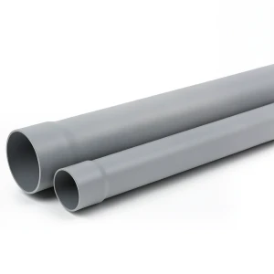 UPVC Pipe SDR 26 PN 10 Bar Size 180 mm Thickness 6.9 mm Grey Color