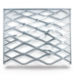 Galvanised Steel Expanded Metal Mesh Bahri 1.8 mm Thickness 1.22 m Width 1 m Length