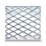 Galvanised Steel Expanded Metal Mesh Bahri Thickness 1.2 mm Width 1.22 m Length 2 m