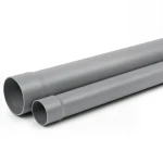 مواسير UPVC ضغط 10 بار SDR 26 مقاس 225 مم سماكة 8.6 ملم لون رمادي